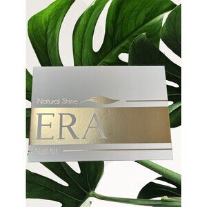 ERA Natural Shine Nail Kit Cuticle Oil File Buffing Block Cream NEW Defy Aging